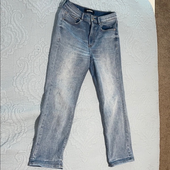 Original Straight high rise fit Express Jeans - Picture 1 of 10
